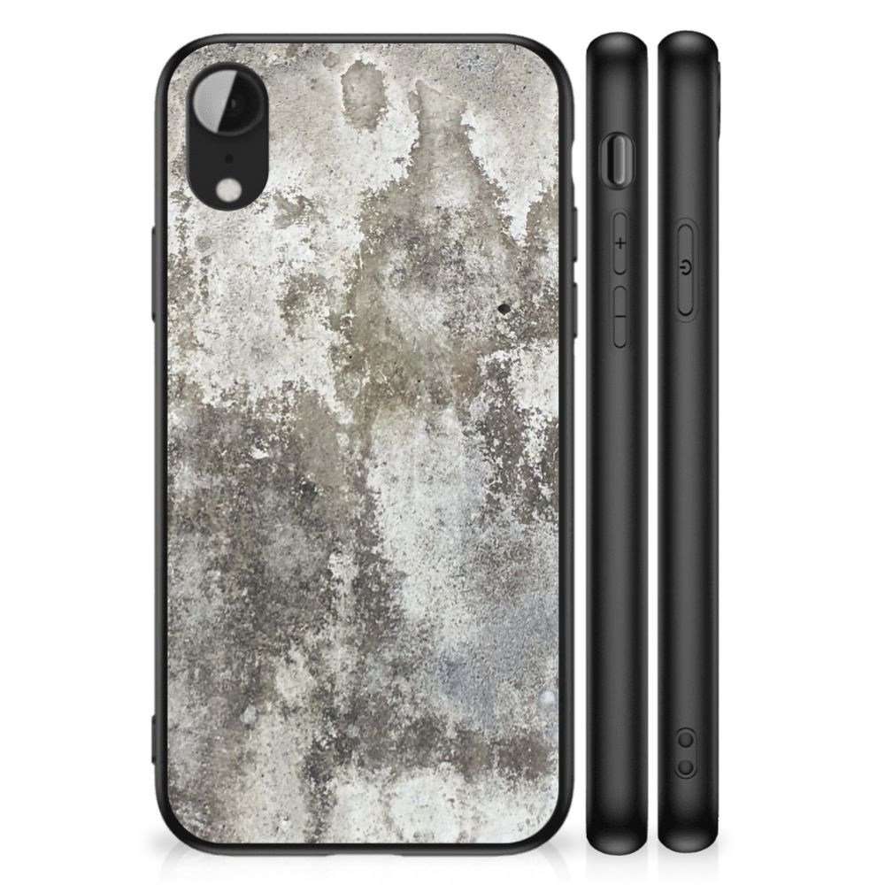 Apple iPhone XR Marmeren Print Telefoonhoesje Beton Print B2C Telecom