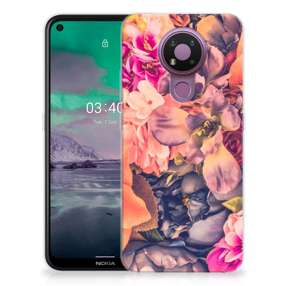 Nokia 3.4 TPU Case Bosje Bloemen