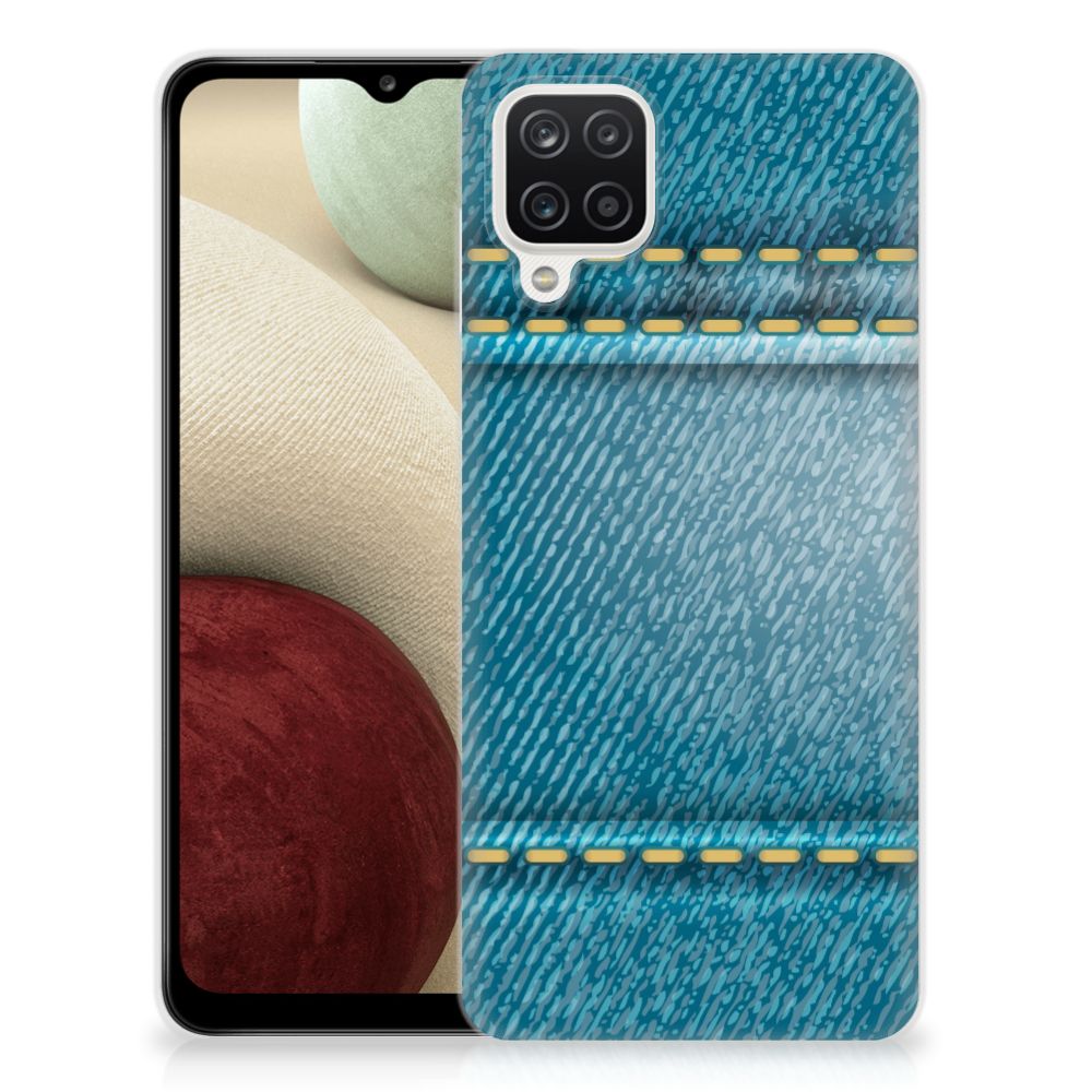 Samsung Galaxy A12 Silicone Back Cover Jeans