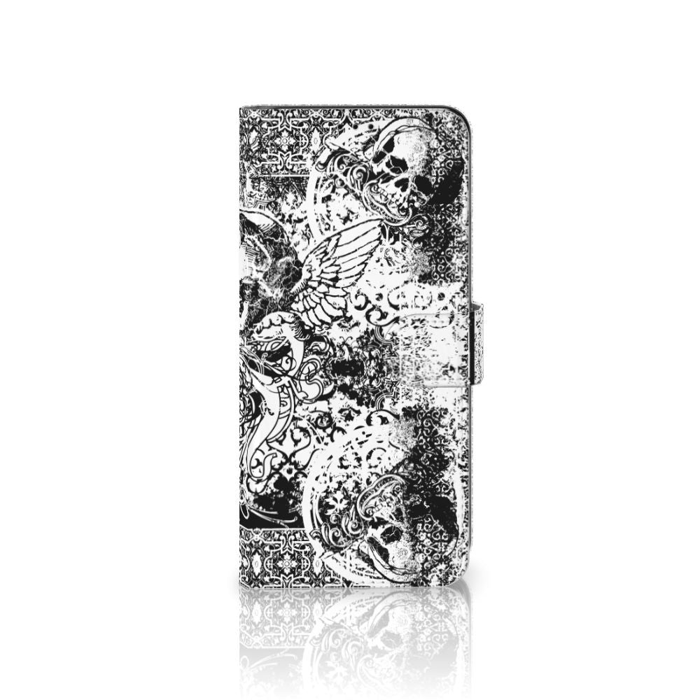 Telefoonhoesje met Naam Samsung Galaxy S21 Ultra Skulls Angel