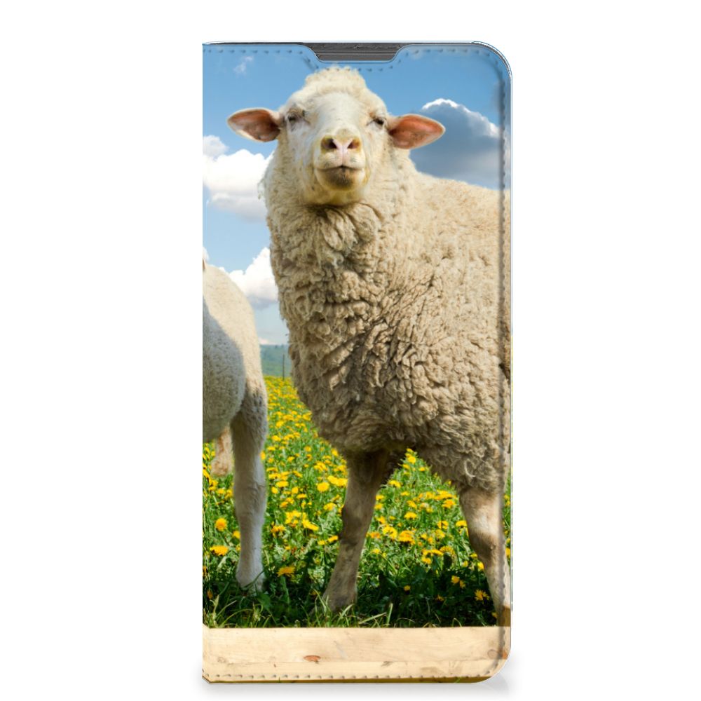 Motorola Moto E32 | Moto E32s Hoesje maken Schaap en Lammetje