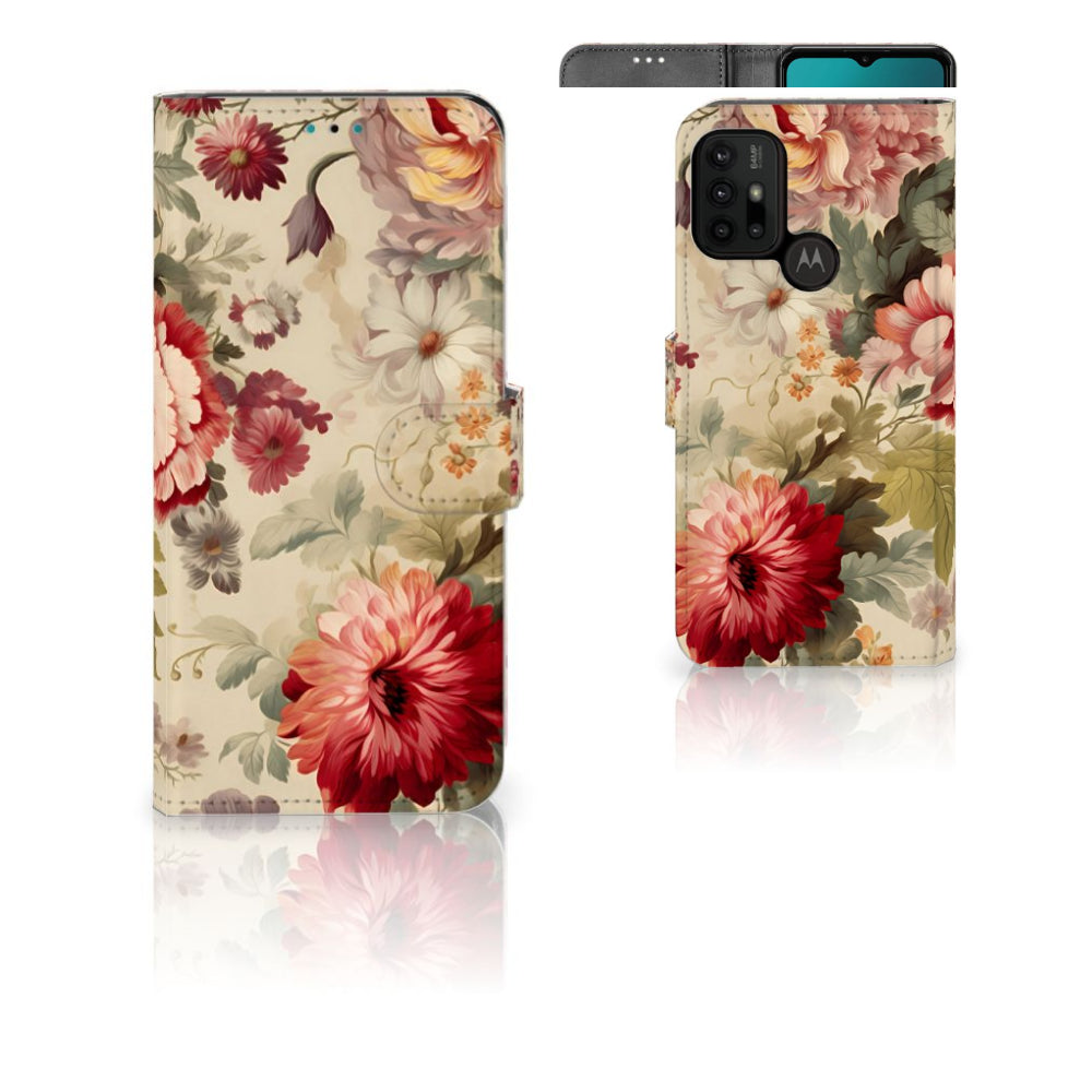 Hoesje voor Motorola Moto G10 | G20 | G30 Bloemen