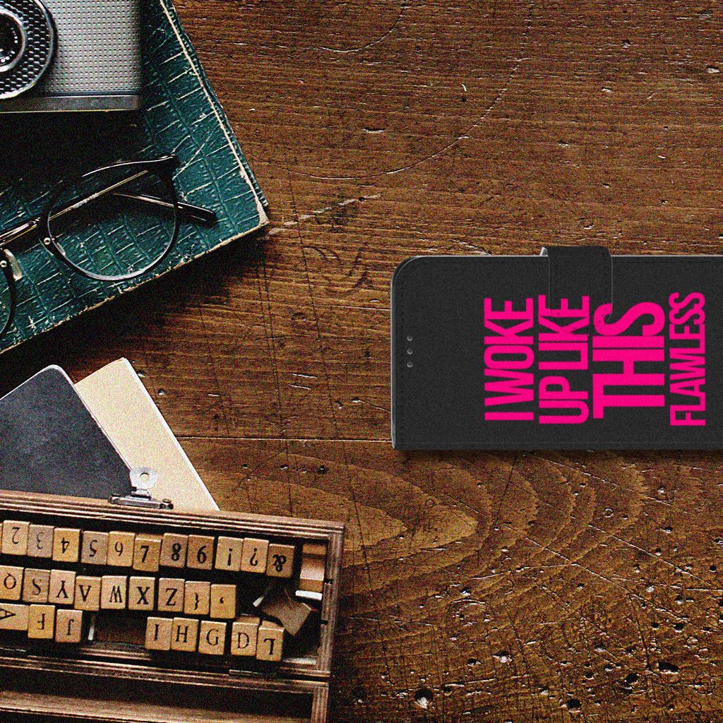 Samsung Galaxy Xcover 5 Hoesje met naam Woke Up - Origineel Cadeau Zelf Maken