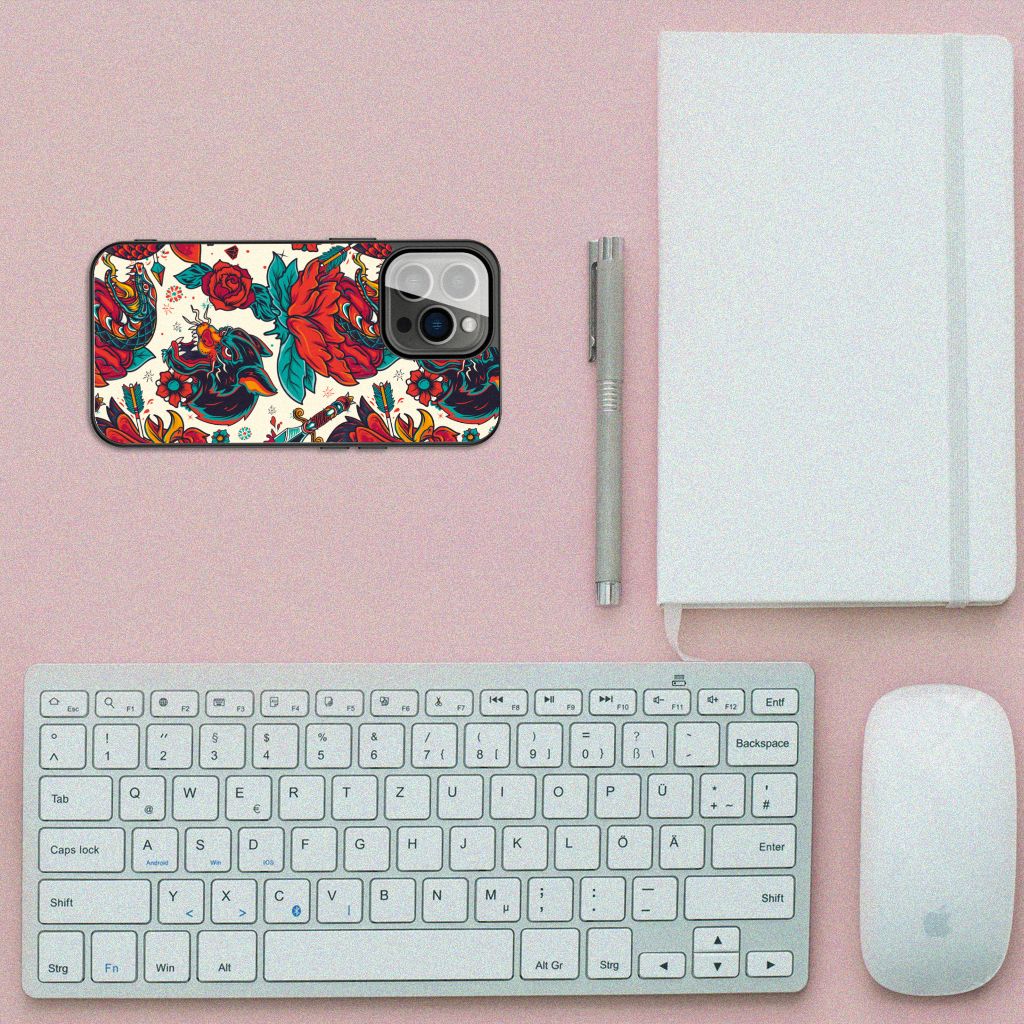 Silicone Back Case voor iPhone 13 Pro Old Skool B2C Telecom