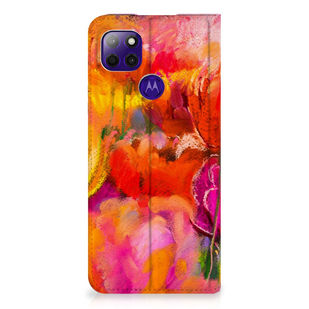 Bookcase Motorola Moto G9 Power Tulips - B2C Telecom
