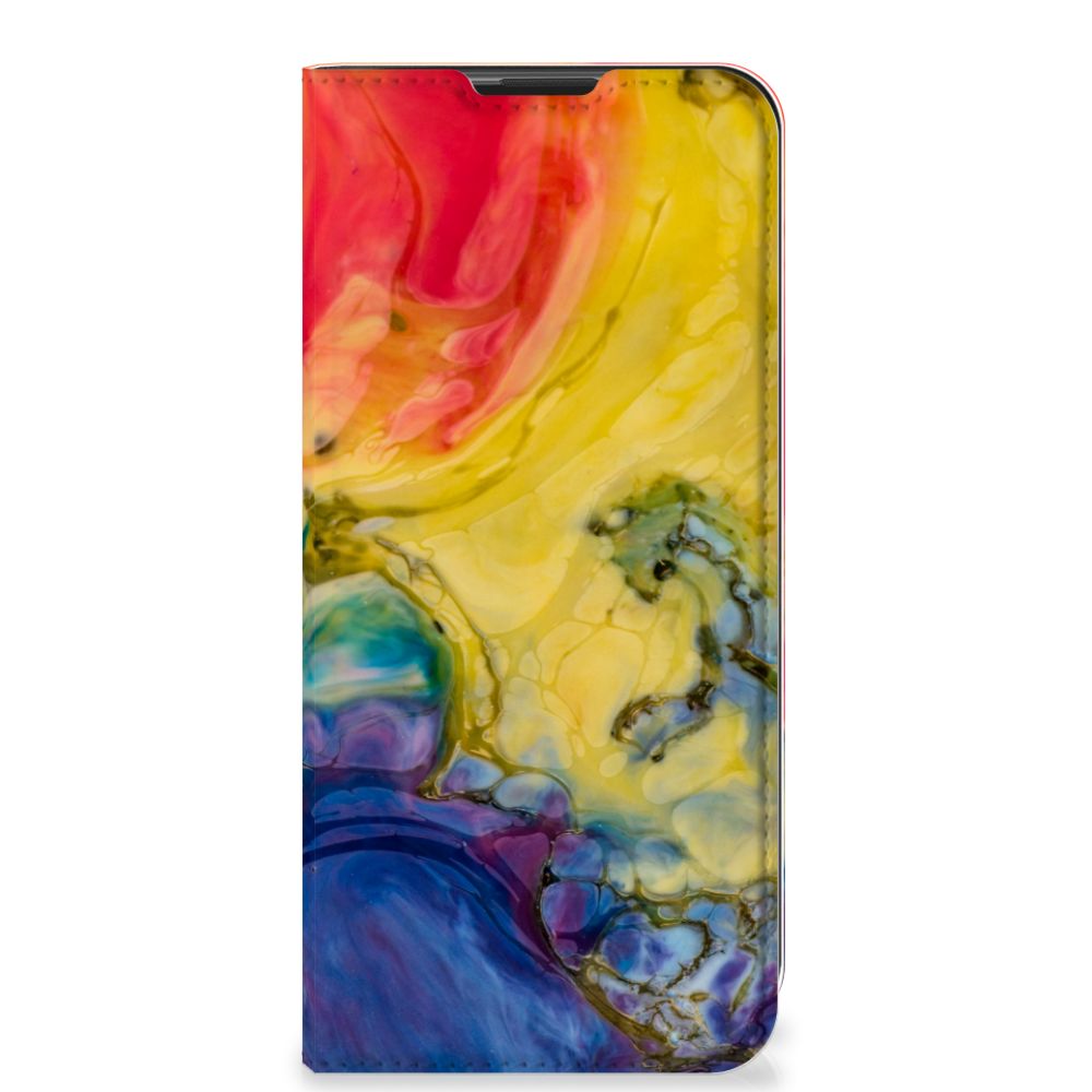 Bookcase Motorola Moto G9 Play Watercolor Dark - B2C Telecom