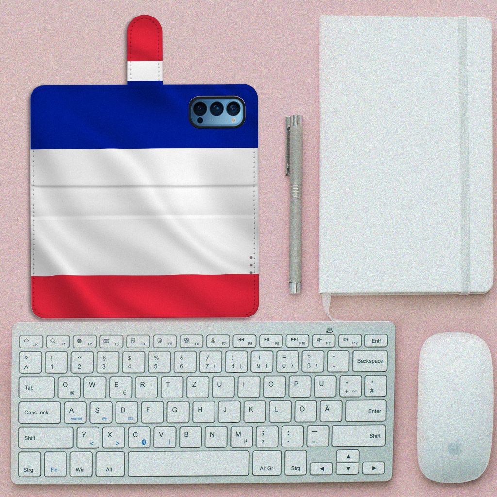 OPPO Reno 4 Pro 5G Bookstyle Case Frankrijk