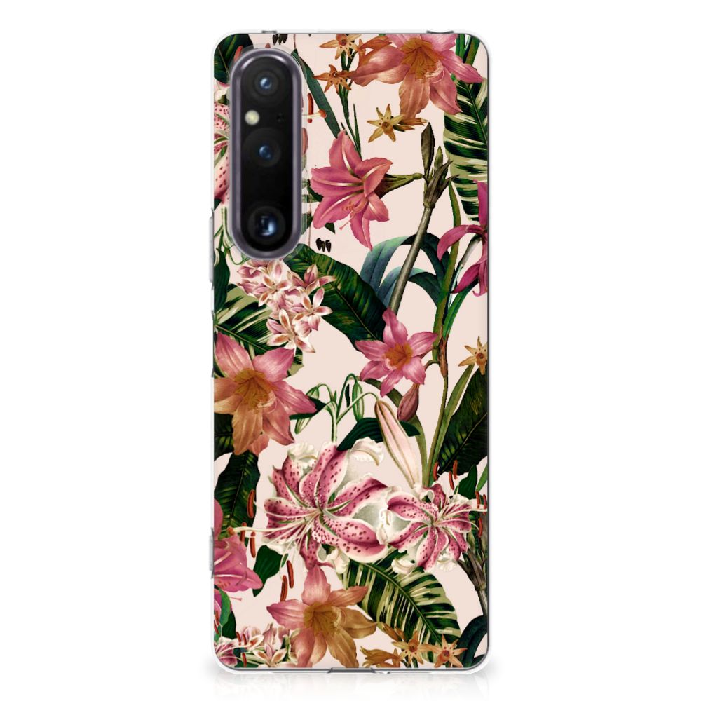 Sony Xperia 1 V TPU Case Flowers