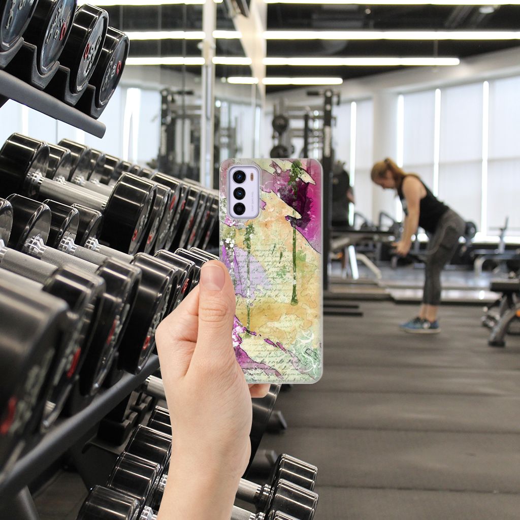 Hoesje maken Motorola Moto G42 Letter Painting B2C Telecom