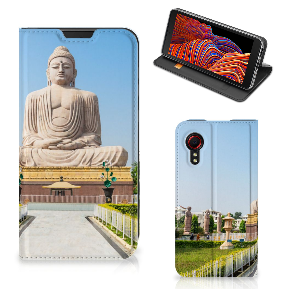 Samsung Galaxy Xcover 5 Book Cover Boeddha - B2C Telecom