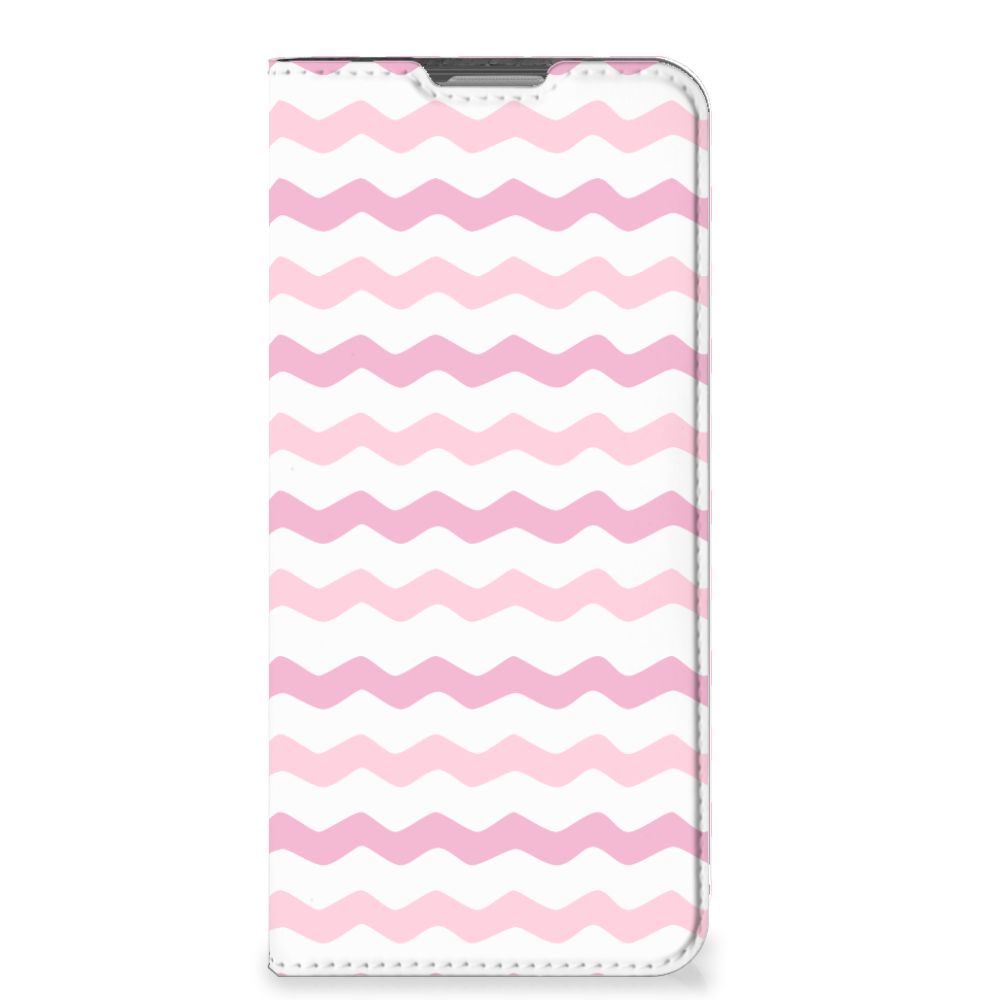 OPPO Reno8 Lite Hoesje met Magneet Waves Roze - B2C Telecom