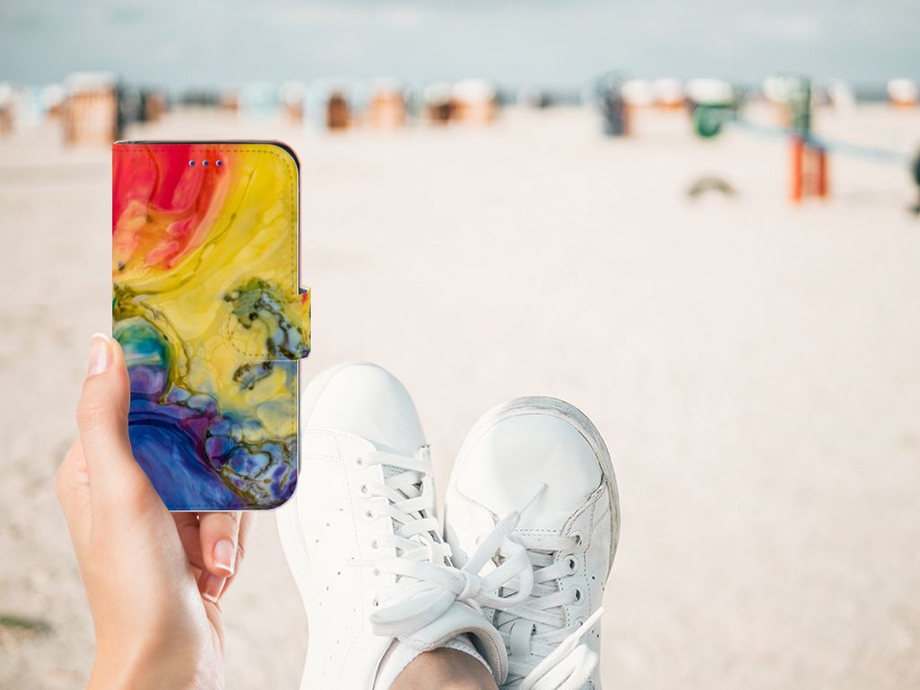 Hoesje Samsung Galaxy S10e Watercolor Dark