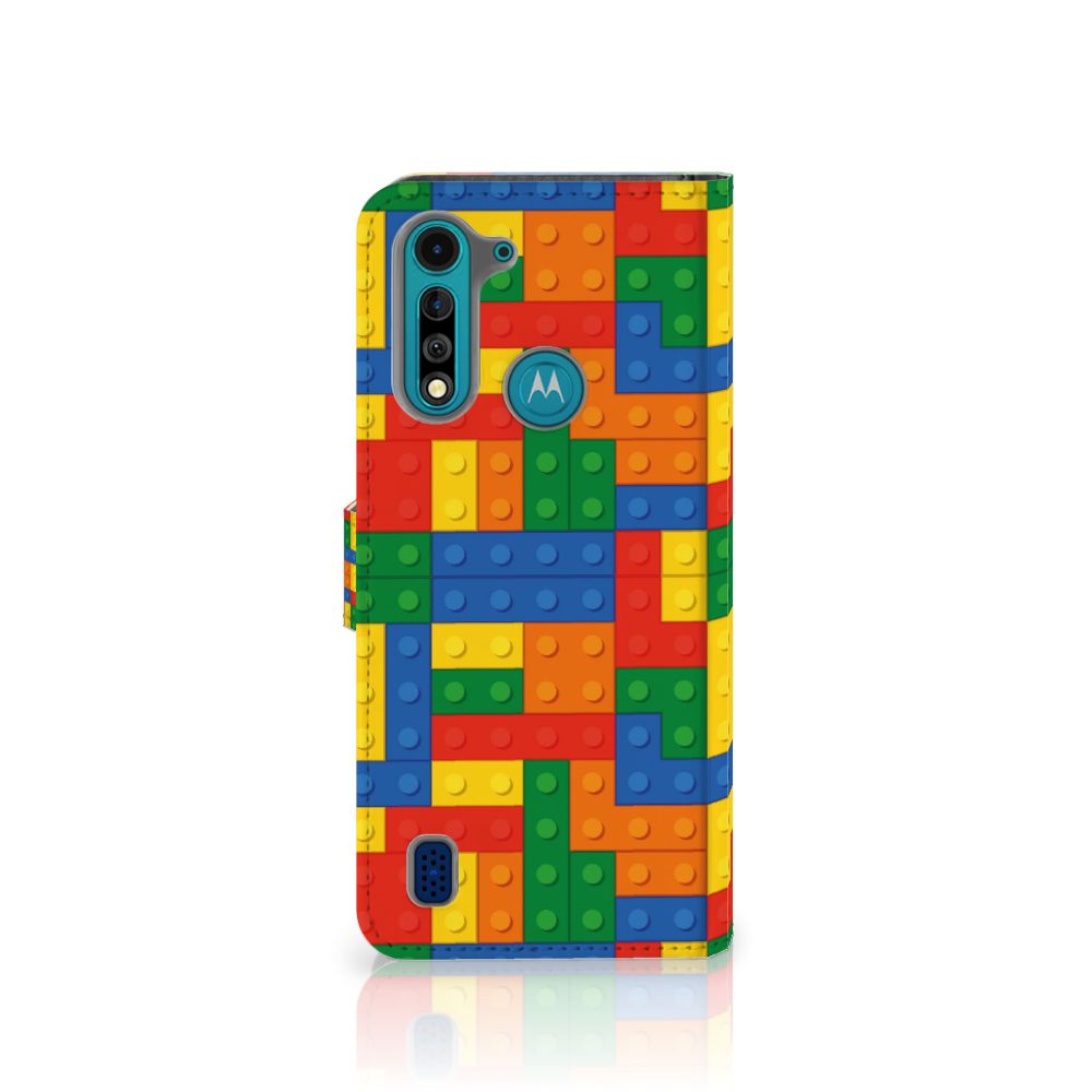 Motorola G8 Power Lite Telefoon Hoesje Blokken