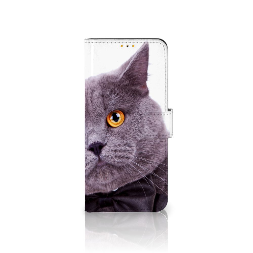 Samsung Galaxy M52 Telefoonhoesje met Pasjes Kat