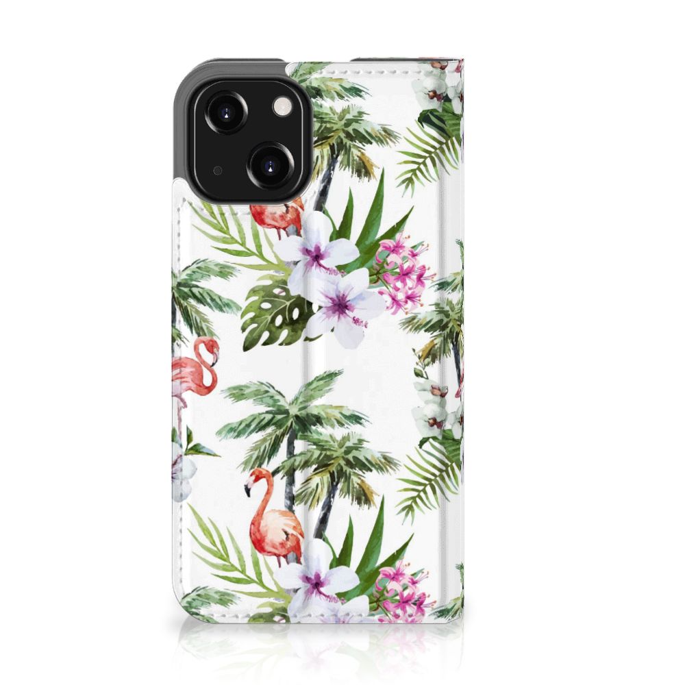 iPhone 13 Mini Hoesje maken Flamingo Palms - B2C Telecom