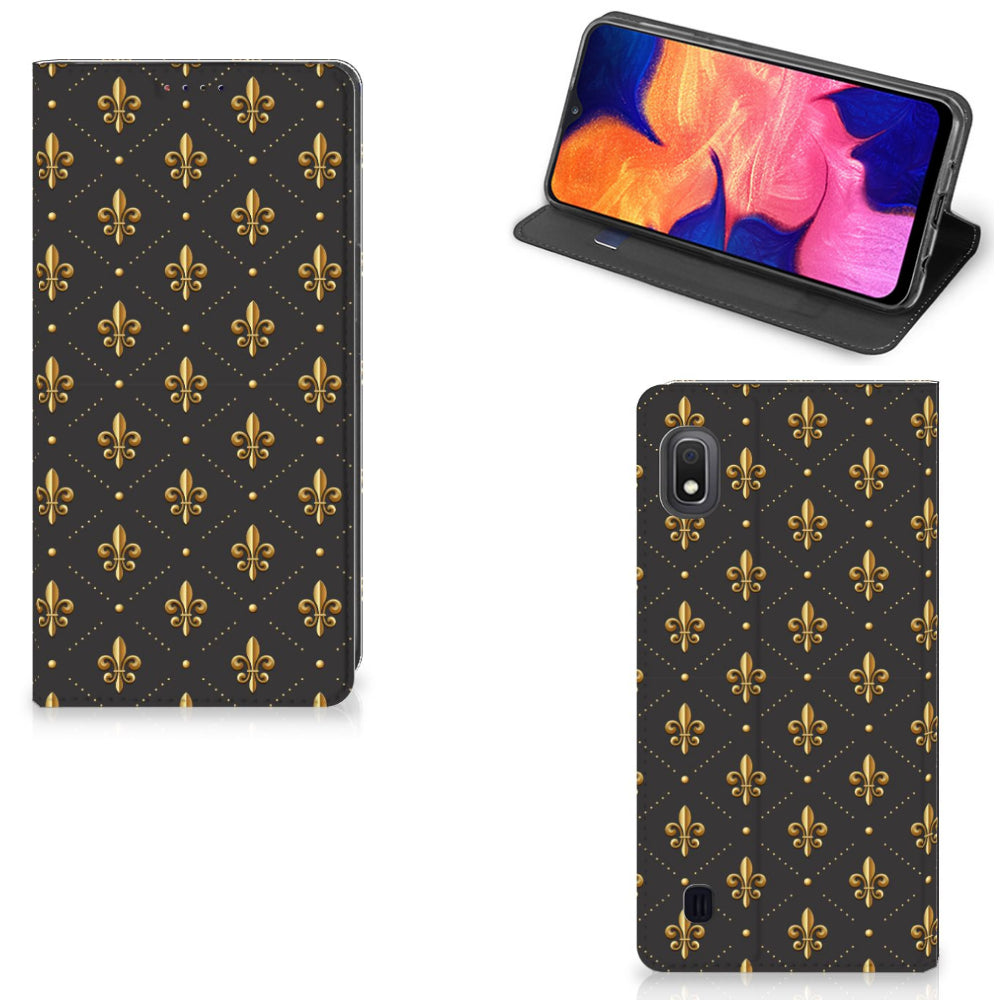 Samsung Galaxy A10 Hoesje met Magneet Franse Lelie