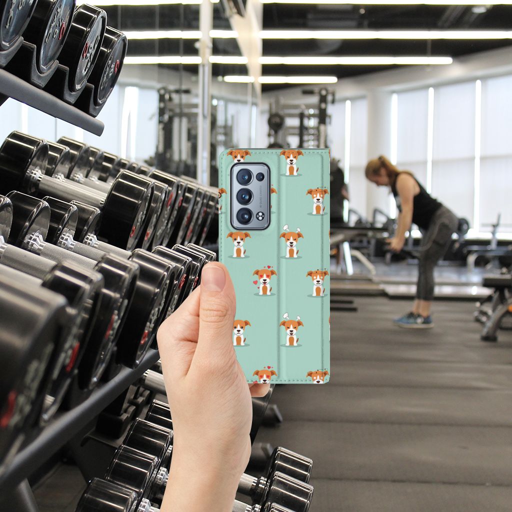 OPPO Reno 6 Pro Plus 5G Hoesje maken Pups - B2C Telecom