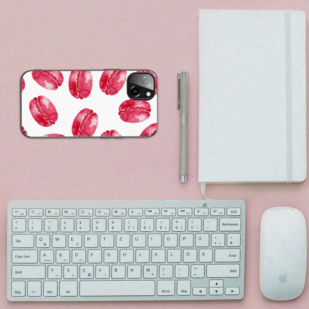 iPhone 14 Plus Back Cover Hoesje Pink Macarons B2C Telecom