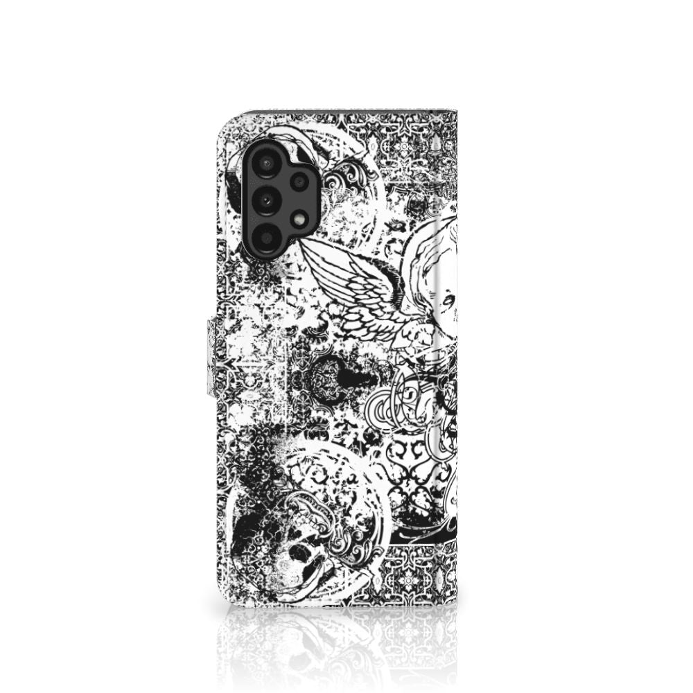 Telefoonhoesje met Naam Samsung Galaxy A13 (4G) Skulls Angel