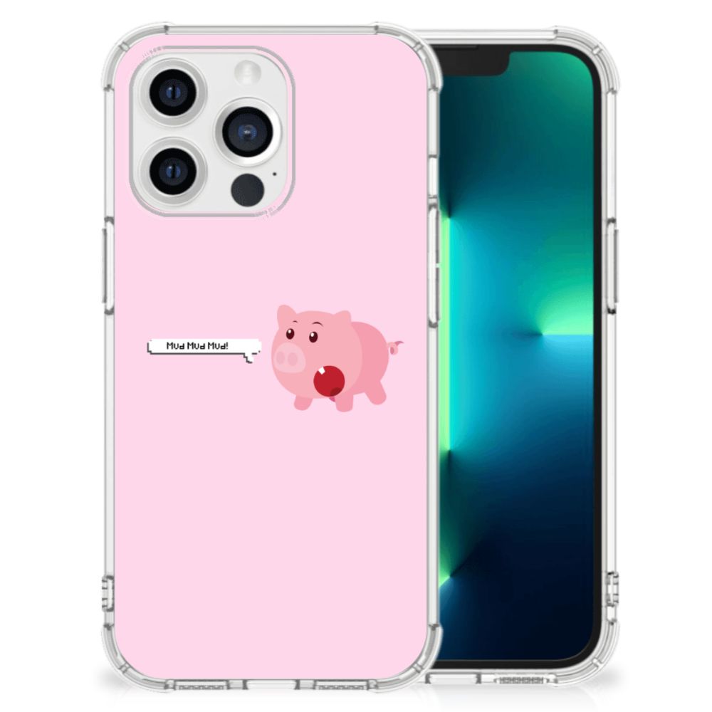 Apple iPhone 13 Pro Stevig Bumper Hoesje Pig Mud B2C Telecom