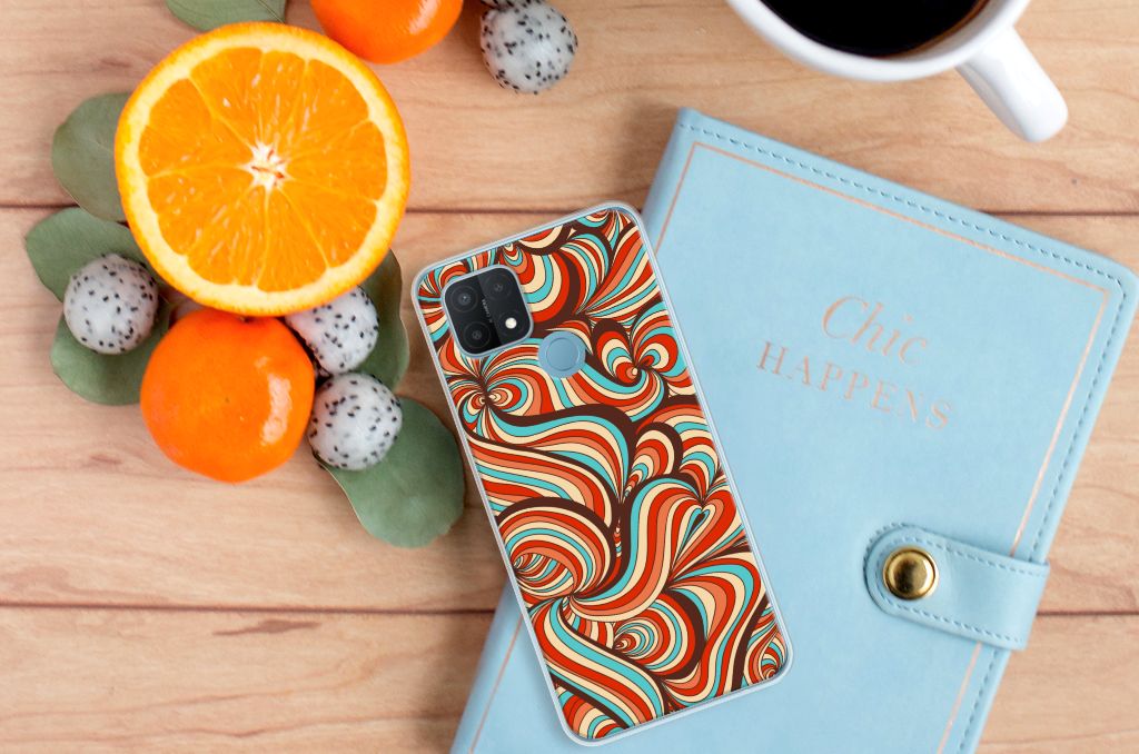 OPPO A15 Hoesje maken Retro B2C Telecom