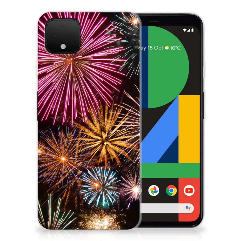 Google Pixel 4 XL Silicone Back Cover Vuurwerk