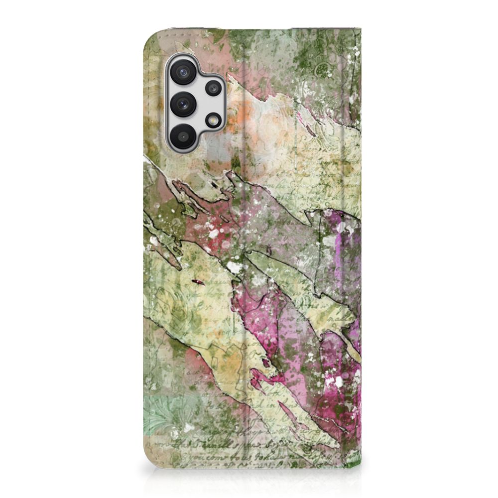 Bookcase Samsung Galaxy A32 5G Letter Painting - B2C Telecom