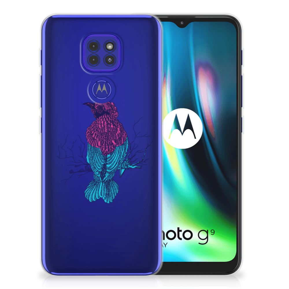 Motorola Moto G9 Play | E7 Plus Telefoonhoesje met Naam Merel B2C Telecom