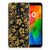 LG Q7 TPU Case Gouden Bloemen