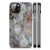 Apple iPhone 13/14 Marmeren Print Telefoonhoesje Marmer Grijs