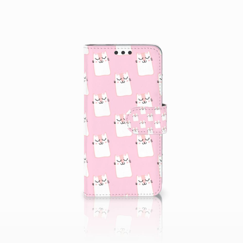 Microsoft Lumia 650 Telefoonhoesje met Pasjes Sleeping Cats