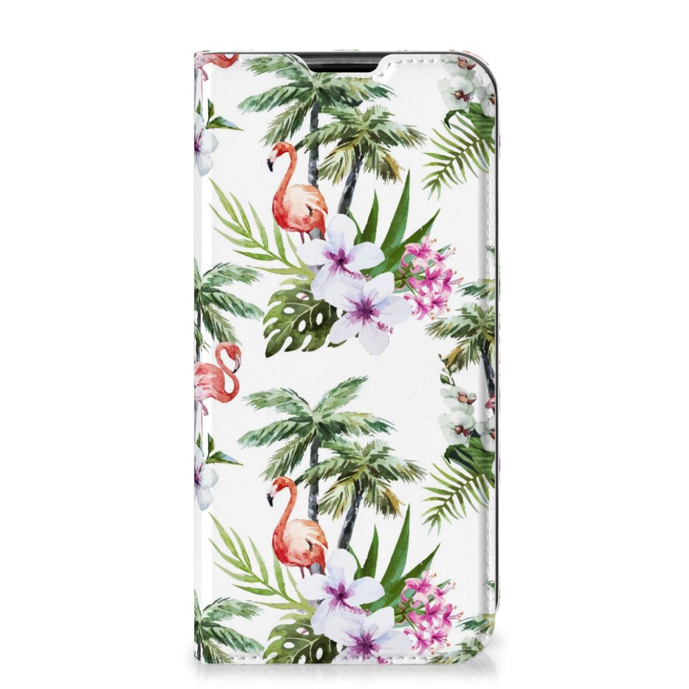 Huawei P40 Lite Hoesje maken Flamingo Palms