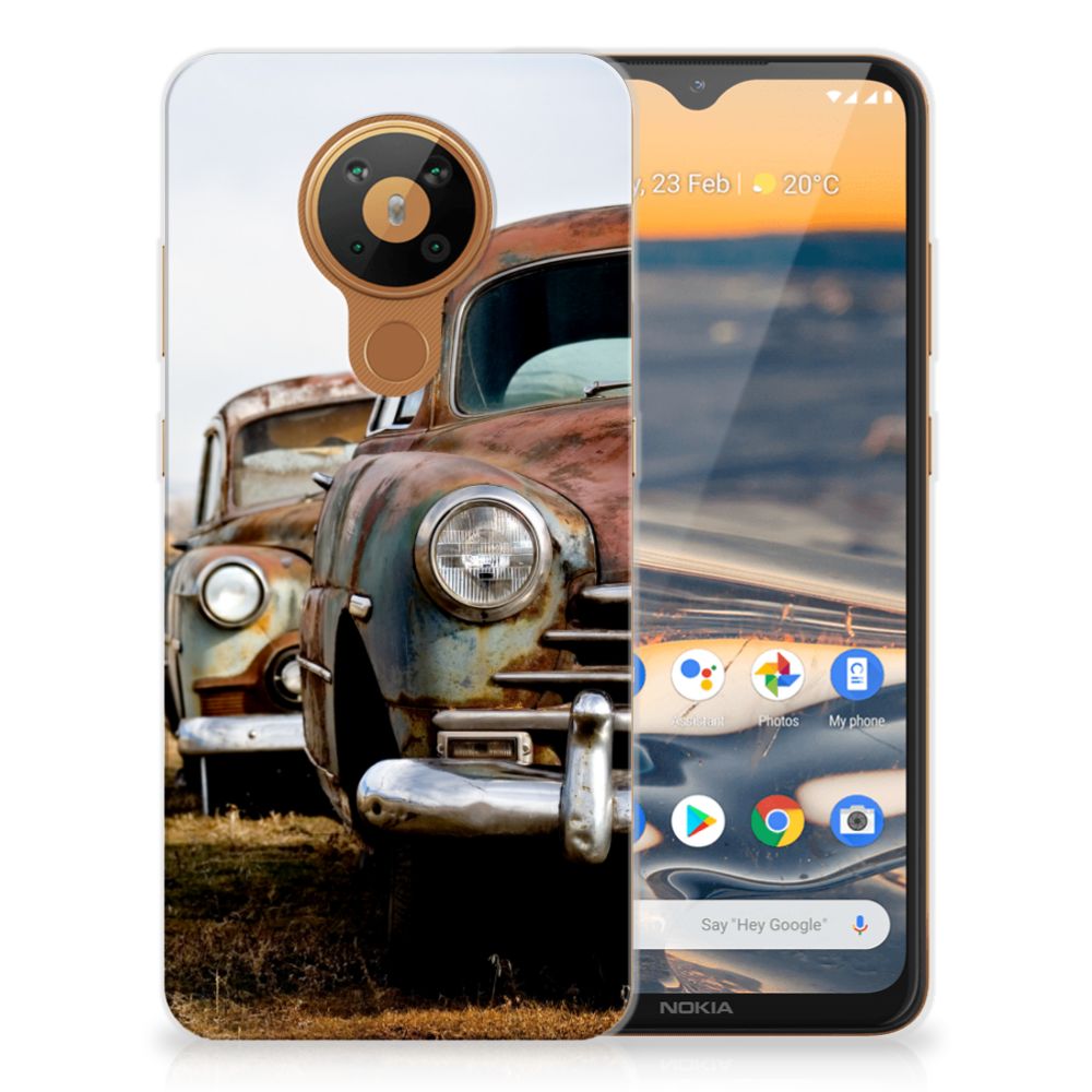 Nokia 5.3 Siliconen Hoesje met foto Vintage Auto B2C Telecom