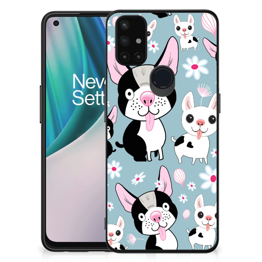 OnePlus Nord N10 5G Dierenprint Telefoonhoesje Hondjes