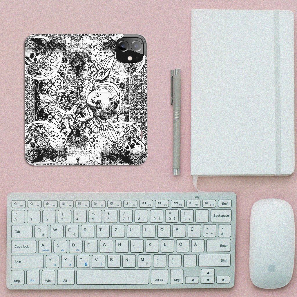 Mobiel BookCase iPhone 12 | iPhone 12 Pro Skulls Angel - B2C Telecom