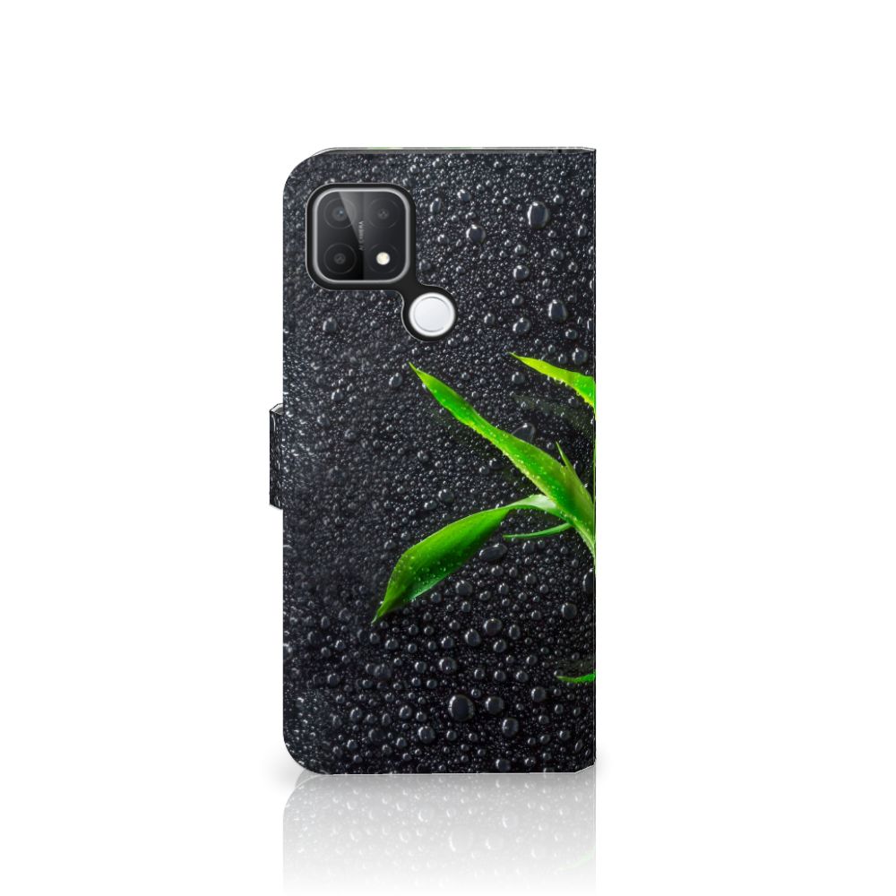 OPPO A15 Hoesje Orchidee
