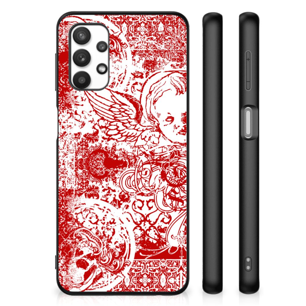 Telefoonhoesje Samsung Galaxy A32 5G Angel Skull Rood B2C Telecom