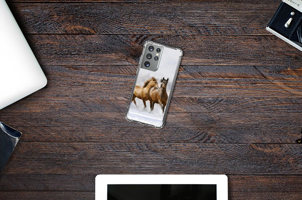 Samsung Galaxy S21 Ultra Case Anti-shock Paarden B2C Telecom