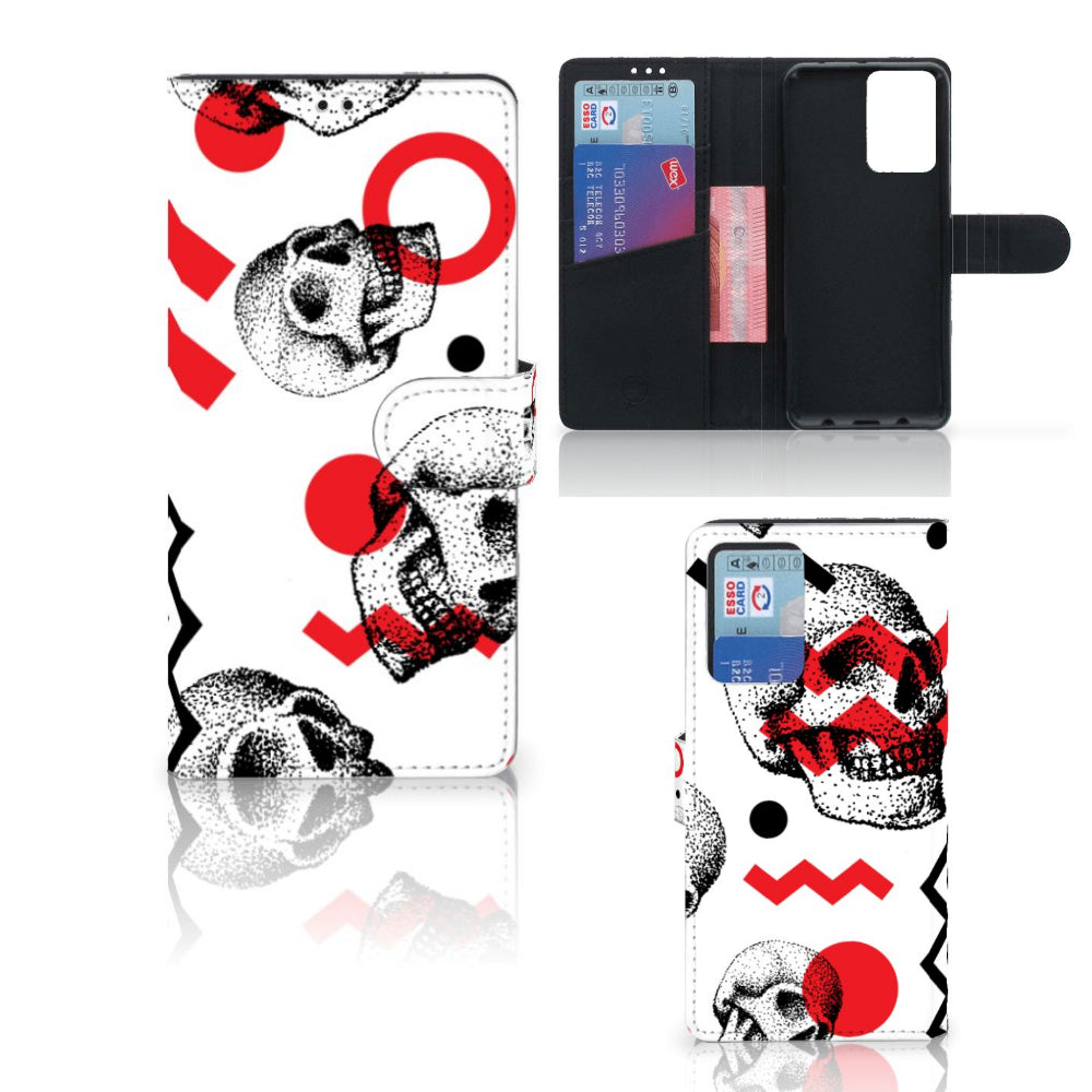 Telefoonhoesje met Naam Xiaomi Redmi Note 10 Pro Skull Red