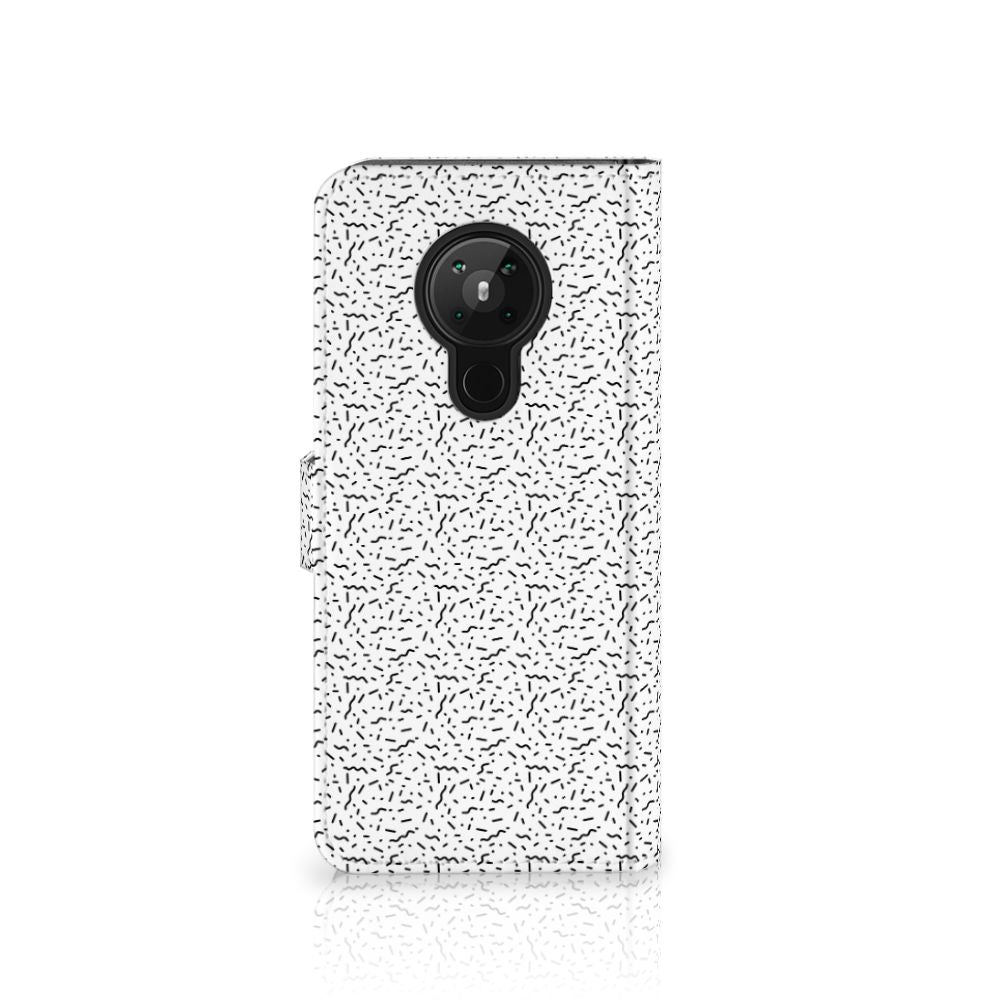 Nokia 5.3 Telefoon Hoesje Stripes Dots