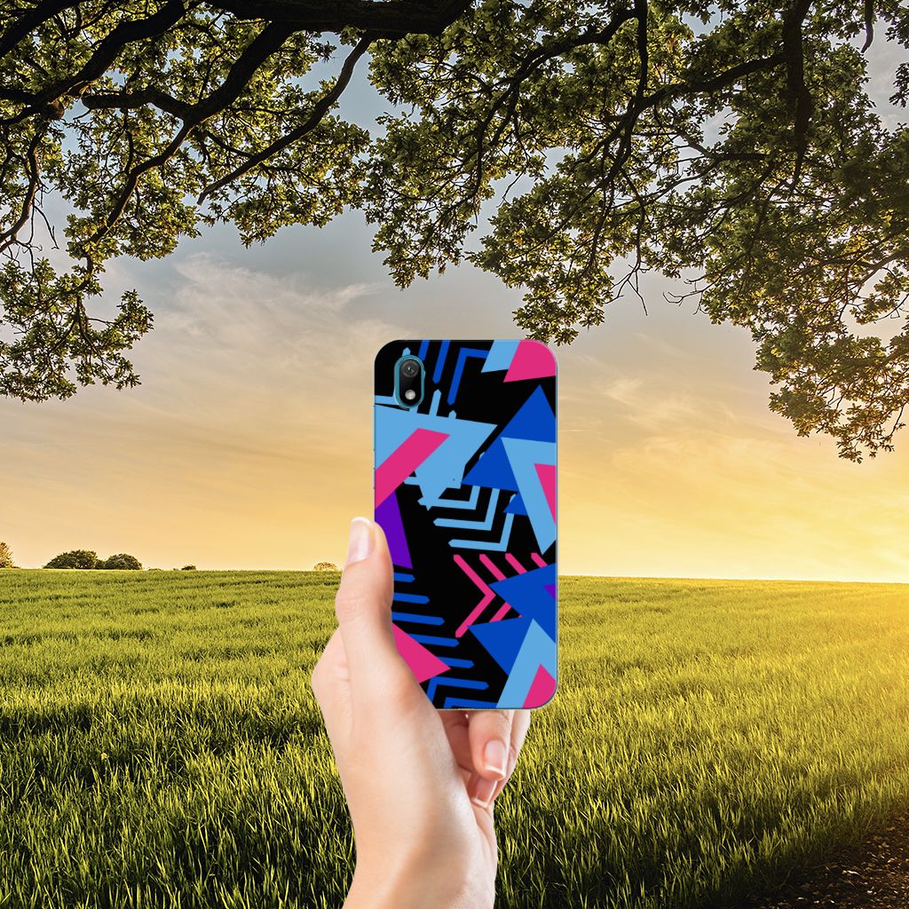 Huawei Y5 (2019) TPU Hoesje Funky Triangle