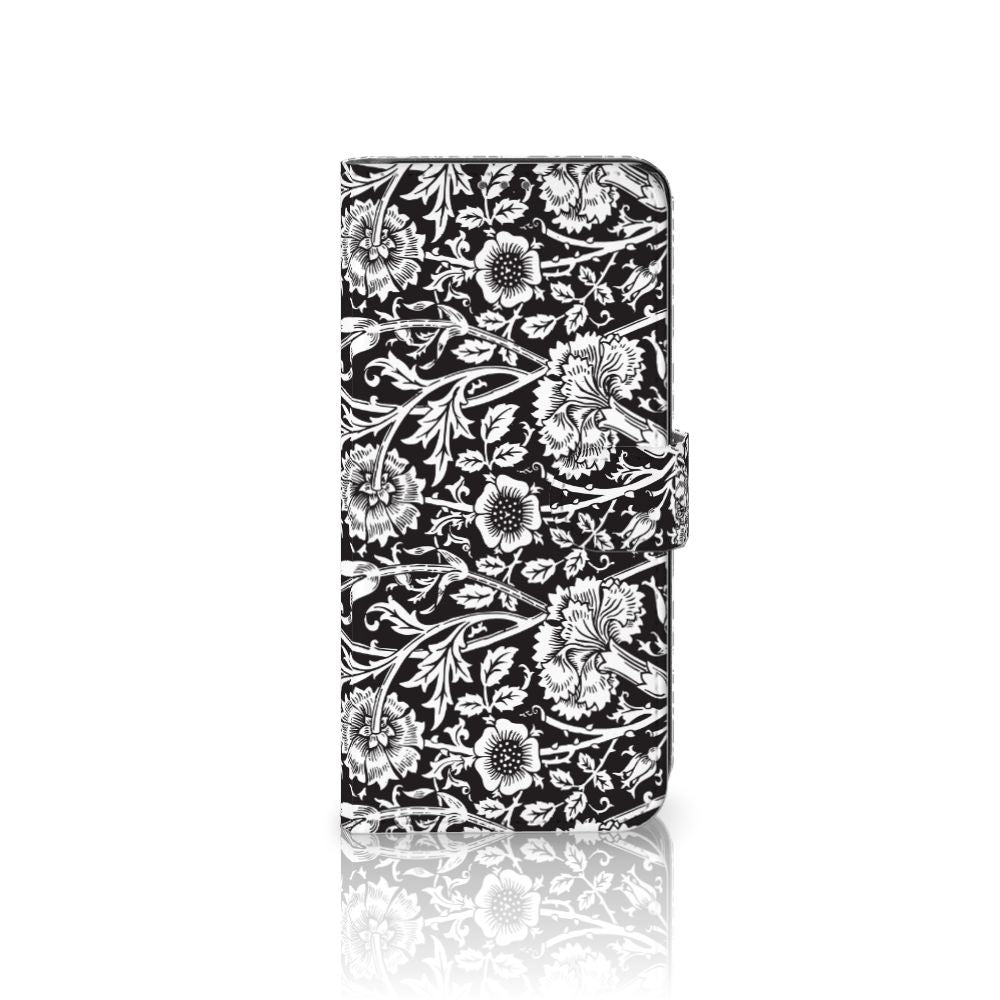 Samsung Galaxy A32 5G Hoesje Black Flowers