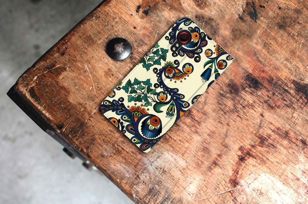 Telefoon Hoesje Samsung Galaxy Xcover 5 Barok Flower - B2C Telecom