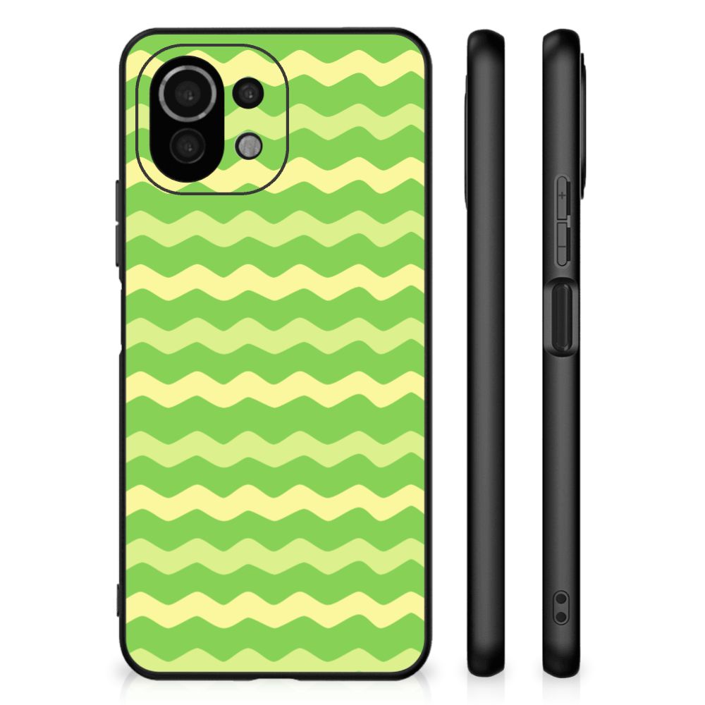 Xiaomi 11 Lite 5G NE | Mi 11 Lite Back Case Waves Green