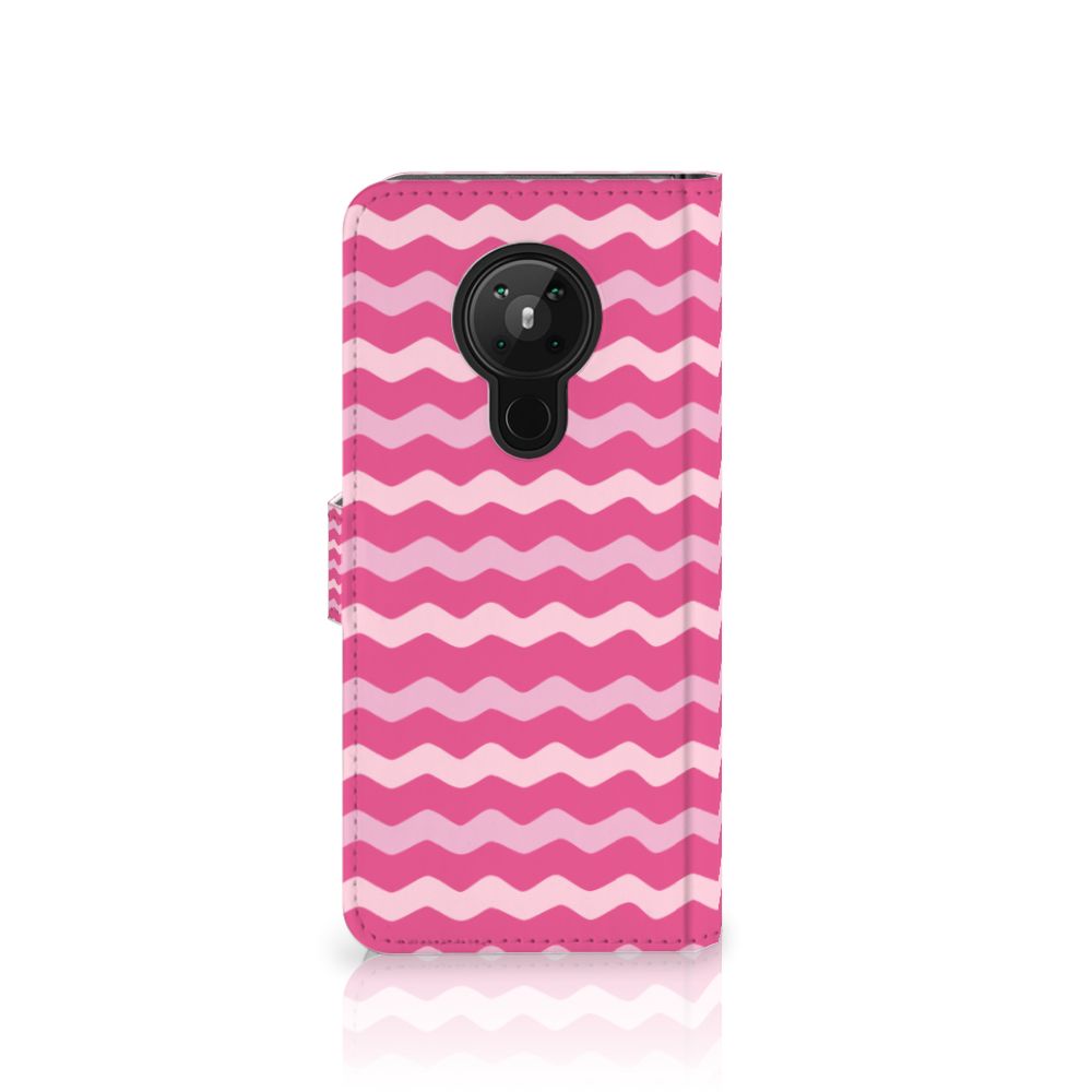 Nokia 5.3 Telefoon Hoesje Waves Pink