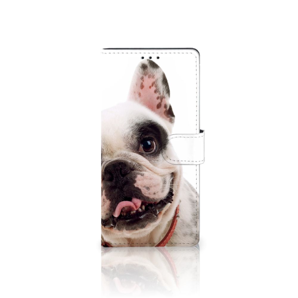 Samsung Galaxy A02s | M02s Telefoonhoesje met Pasjes Franse Bulldog