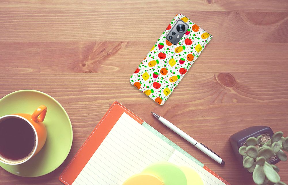 Xiaomi 12 | 12X Flip Style Cover Fruits - B2C Telecom