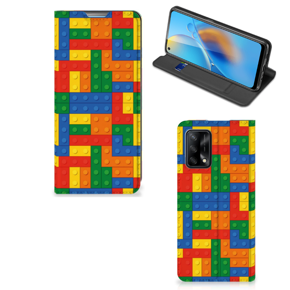 OPPO A74 4G Hoesje met Magneet Blokken - B2C Telecom