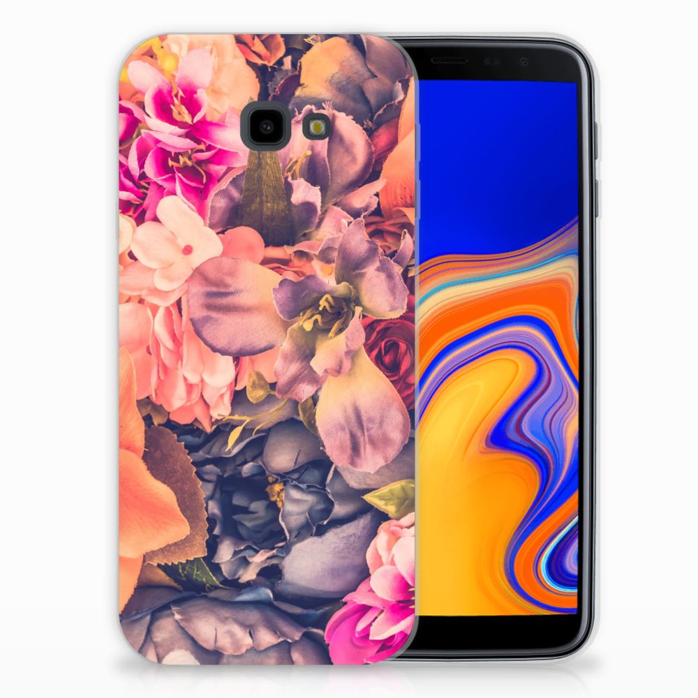 Samsung Galaxy J4 Plus (2018) TPU Case Bosje Bloemen