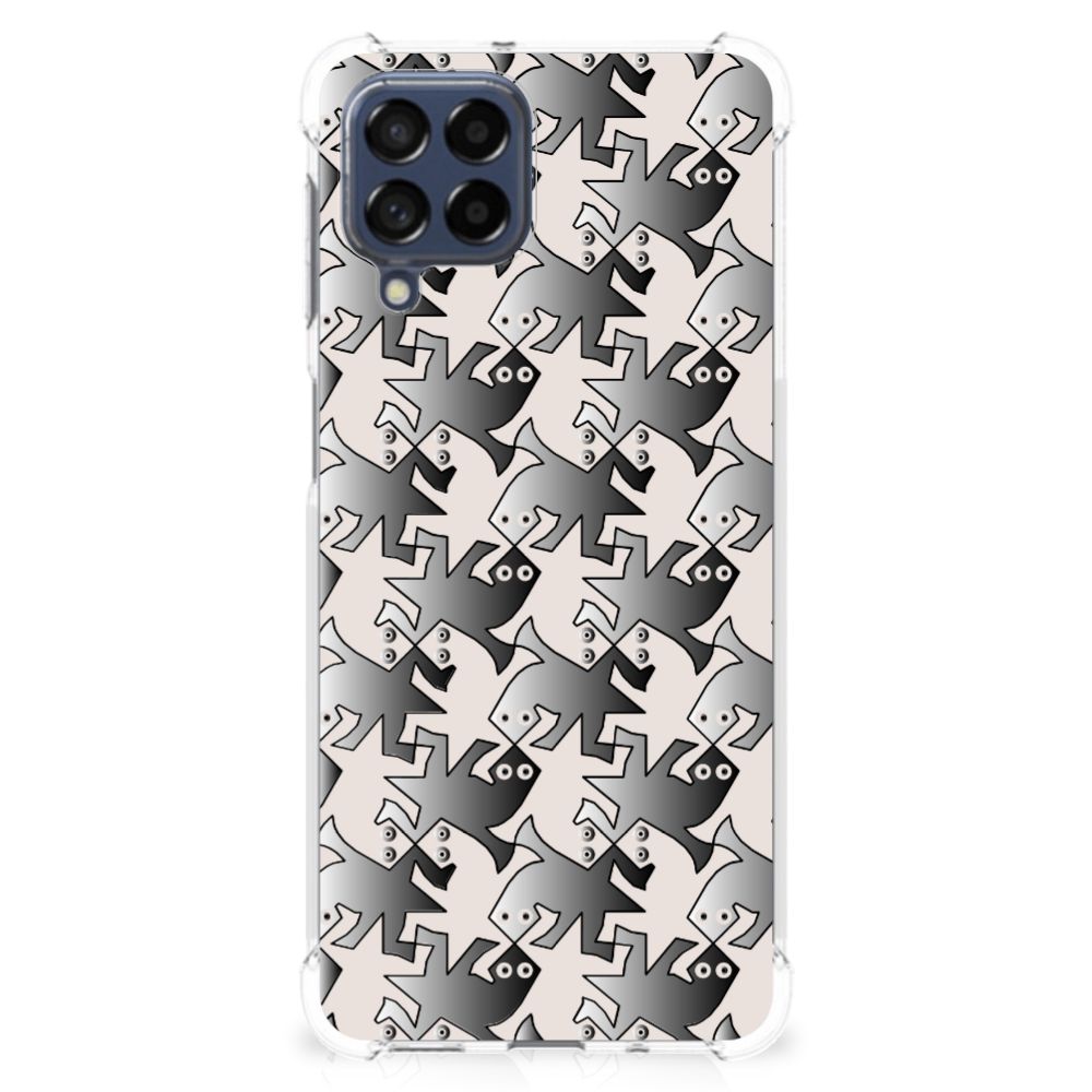 Samsung Galaxy M53 Case Anti-shock Salamander Grey B2C Telecom